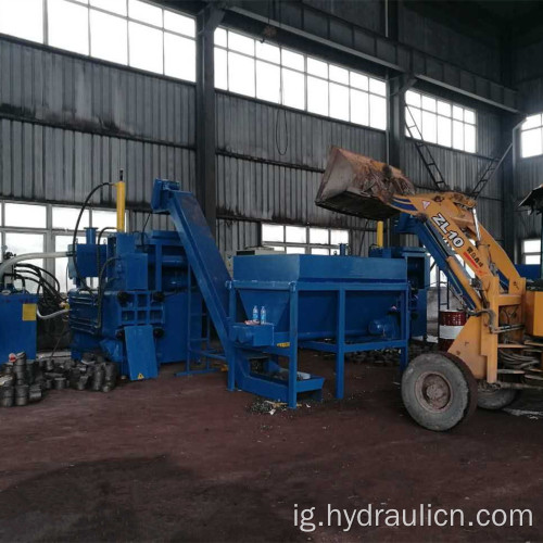 Kwụ nchara Scrap Briquette Press for Foundries